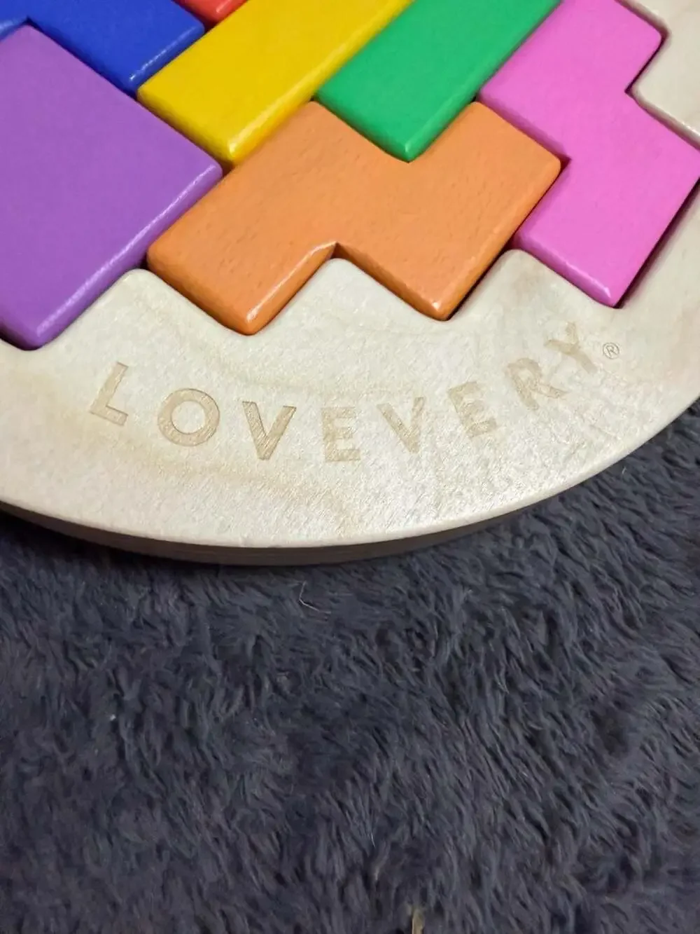 LOVEVERY puzzle Montessori toy Like new